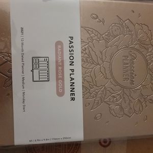Passion planner, Medium Rose gold